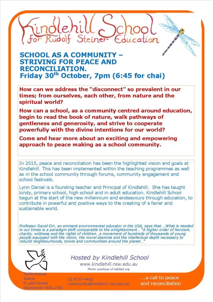 School as a Community- Kindlehill Forum