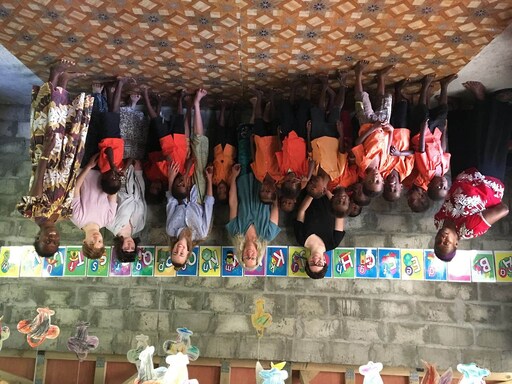 Kindlehill students and Vanuatu children stand together, celebrating deep cross-cultural connection and a shared spirit of global community.