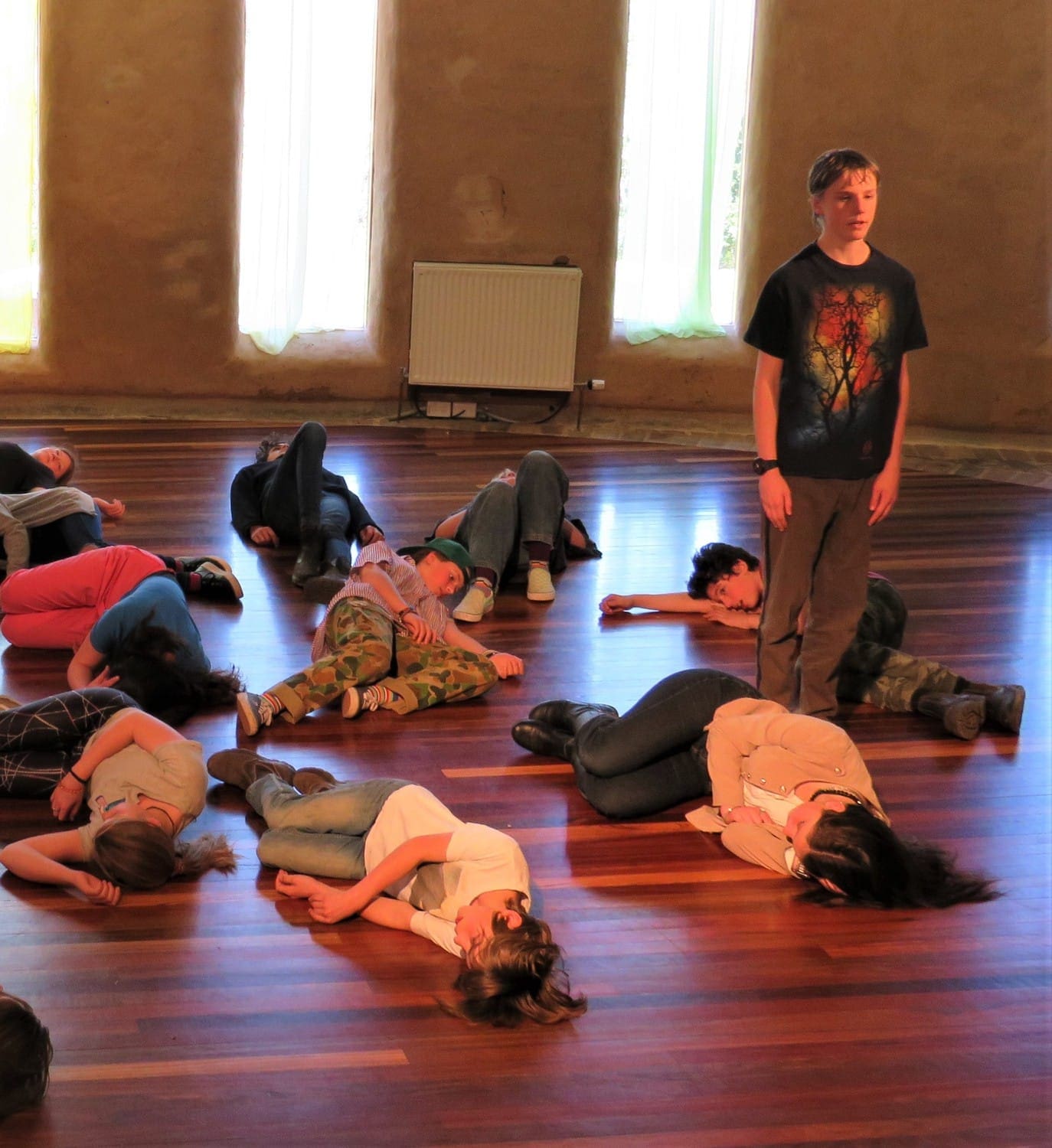 Kindlehill students honour the refugee journey through collective movement and drama, cultivating compassion and global social awareness.