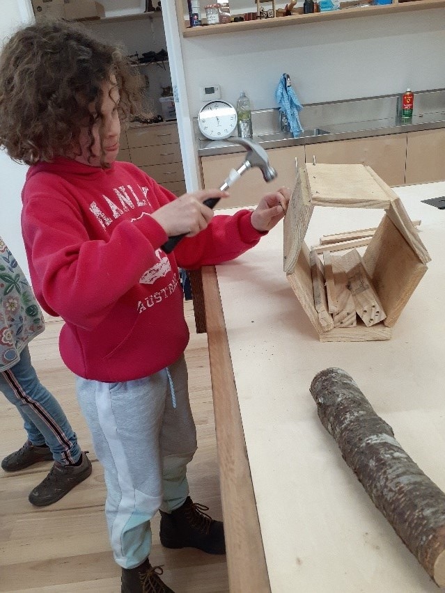 Class 3-4 Woodworking - Kindlehill School, NSW