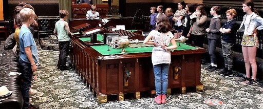 Kindlehill students explore the history of governance and citizenship within the historic chambers of NSW Parliament House.
