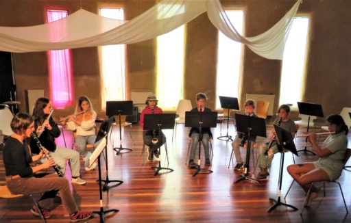 Kindlehill students harmonise through music, cultivating artistic expression and connection within a supportive community woodwind ensemble.