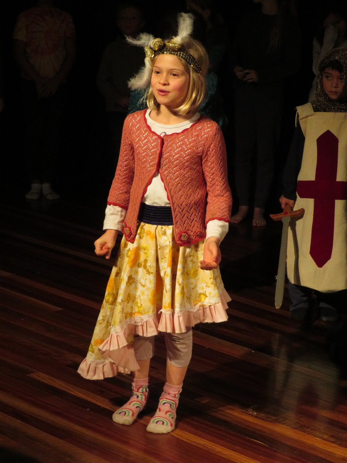 Confident Kindlehill students awaken their imagination performing The Punctuation Players, celebrating creative growth and communal storytelling.