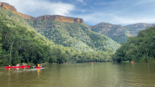 Students discover resilience and rhythm while canoeing through Shoalhaven Gorge, honouring their deep connection to the ancient land.