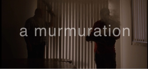 First Peoples lead a healing smoking ceremony, symbolising communal connection to Country under the film title a murmuration.