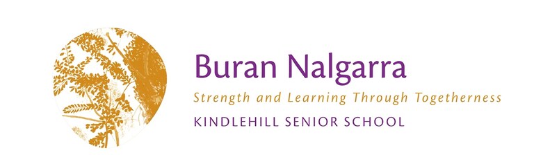 Buran Nalgarra emblem for Kindlehill Senior School, representing strength and learning through togetherness and nature.