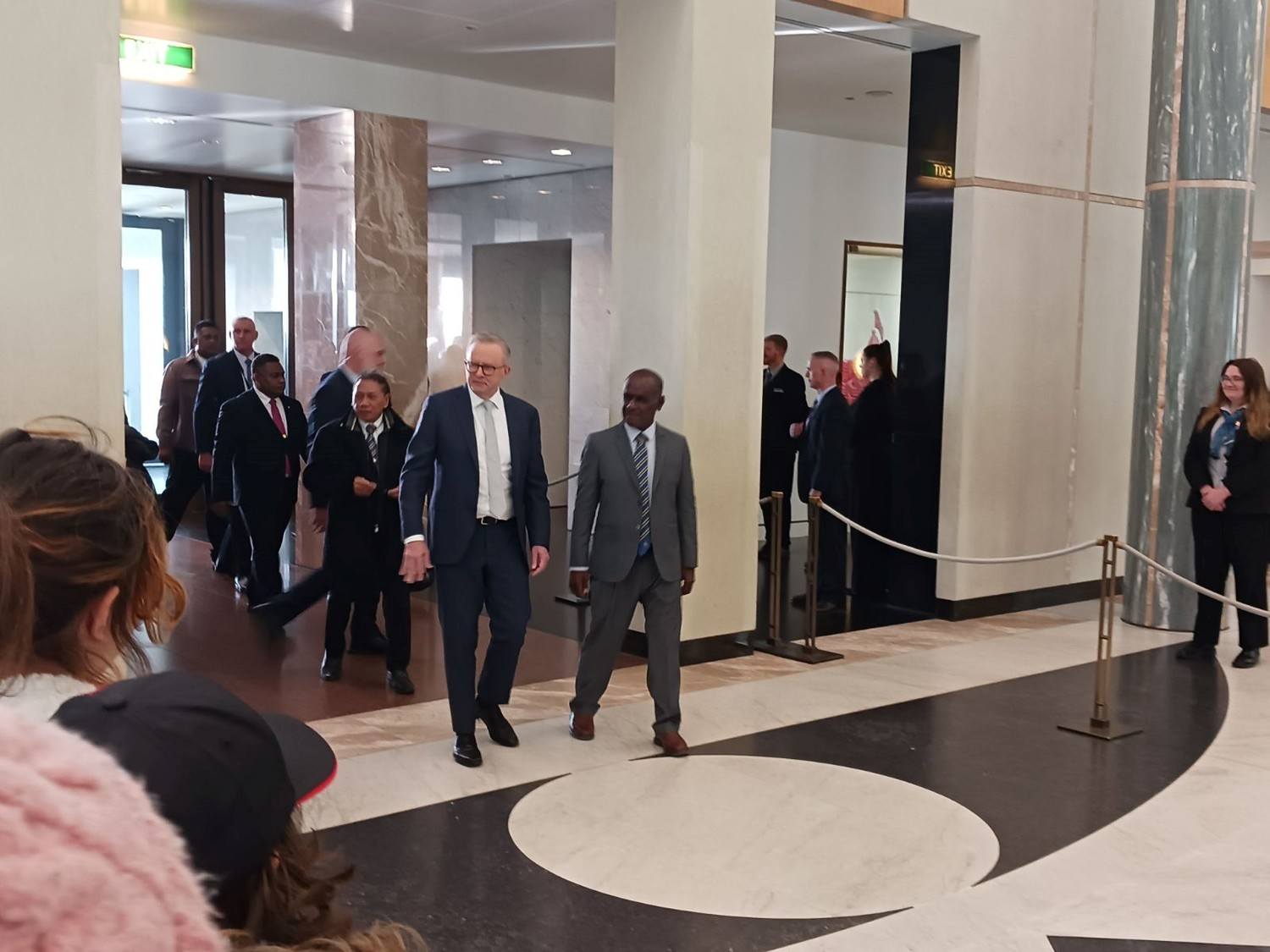 Kindlehill students witness democratic leadership at Parliament House, connecting classroom lessons to the living world and social responsibility.