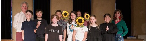 Kindlehill Class 6 students celebrate their individual projects, showcasing creative intelligence, perseverance, and a joyful sense of community.