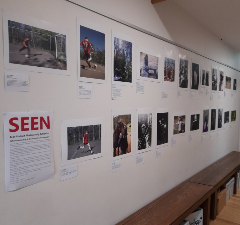 Teen portraits display unique identities and artistic expression, honouring the journey of whole humans at Kindlehill.