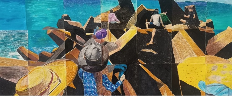Students collaboratively express their shared resilience and deep connection to Country through a collective journey into the wildness.