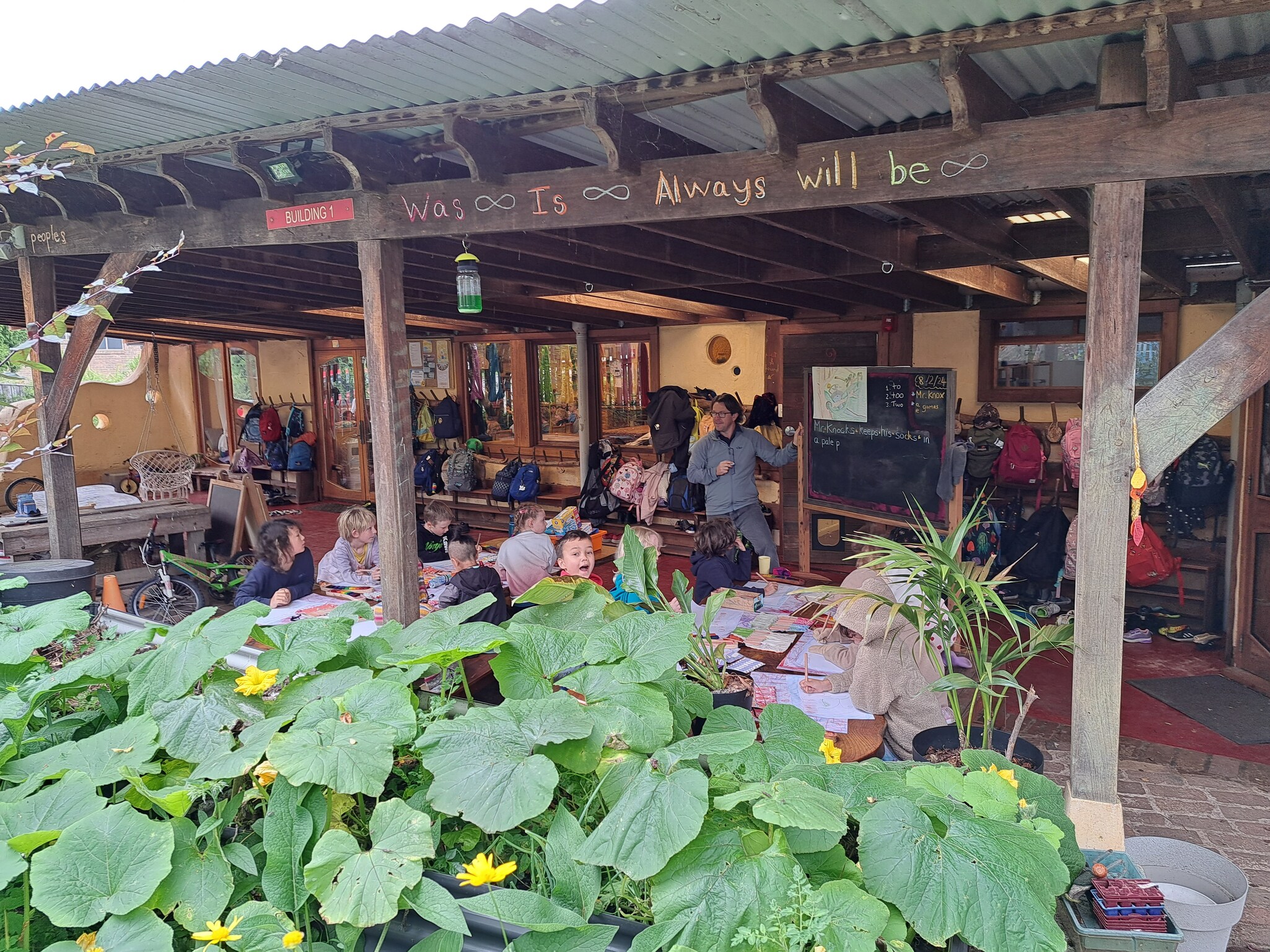 Kindlehill students learn outdoors, honouring Country and connection to nature within a vibrant, earth-centred village community.