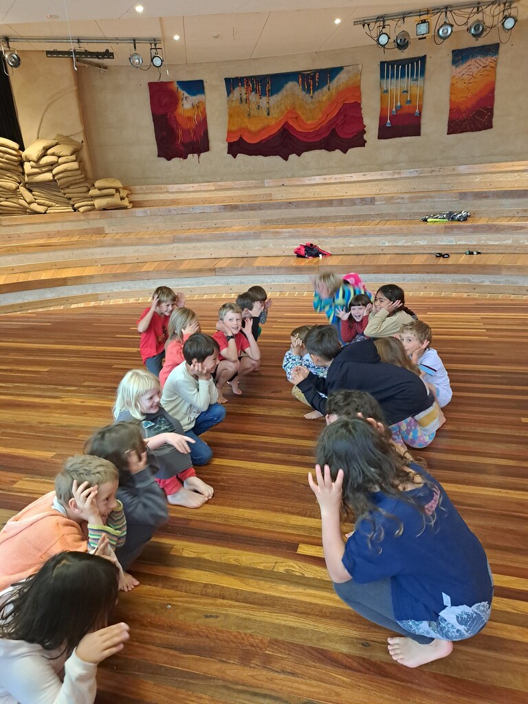 Students in the Blue Mountains foster connection, honouring the schools rhythmic community spirit through shared artistic expression.